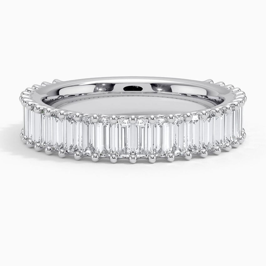 18K White Gold Lina Baguette Diamond Ring (1 7/8 ct. tw.)