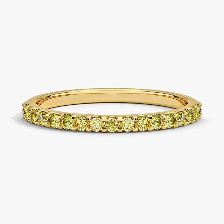 Yellow Lab Diamond Ring (1/4 ct. tw.) in 18K Yellow Gold
