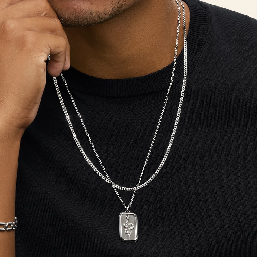 24 Inch Long Necklace Ladies' Box Chain Necklace In Sterling