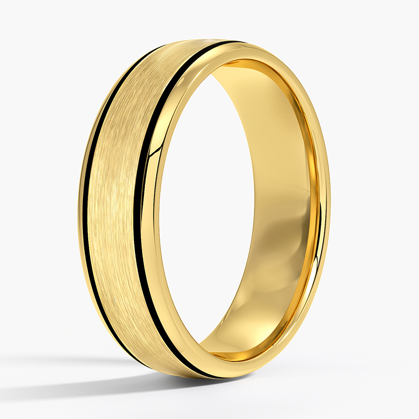 18K Yellow Gold Everett 6mm Wedding Ring