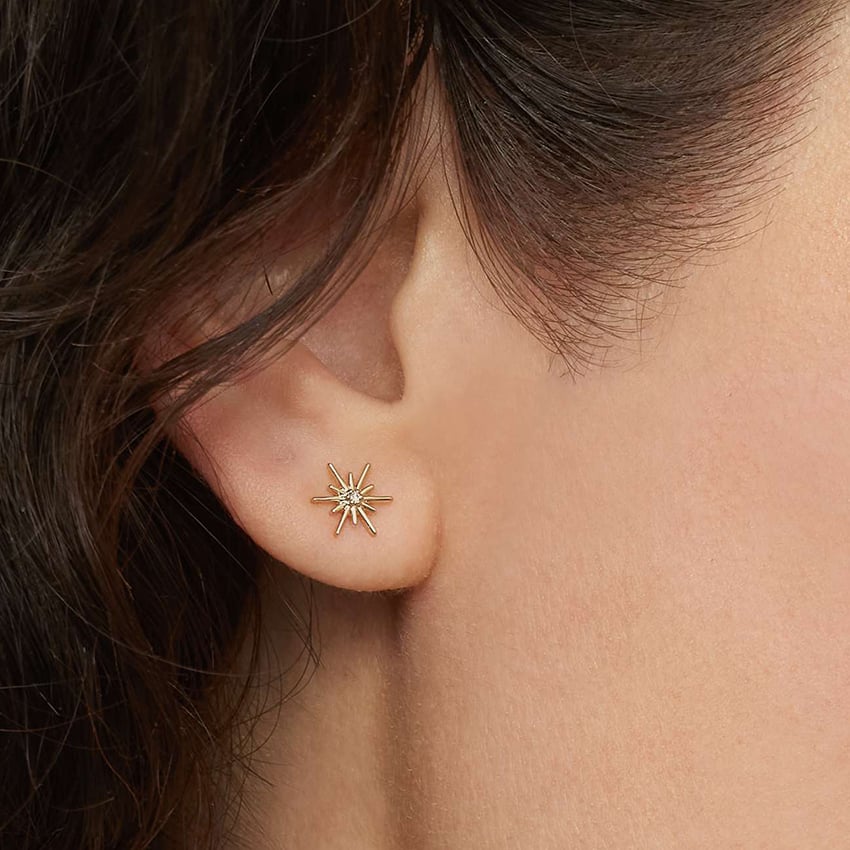 Raya Diamond Earrings (1/6 ct. tw.) in 14K Yellow Gold