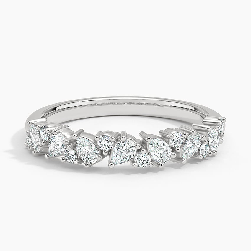 Pear Wedding Band, Olivetta