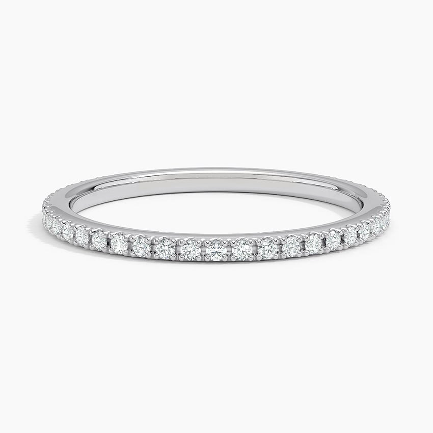 14K White Gold Whisper Eternity Diamond Ring (1/4 ct. tw.)