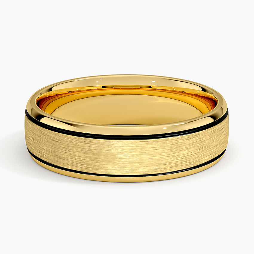 18K Yellow Gold Everett 6mm Wedding Ring