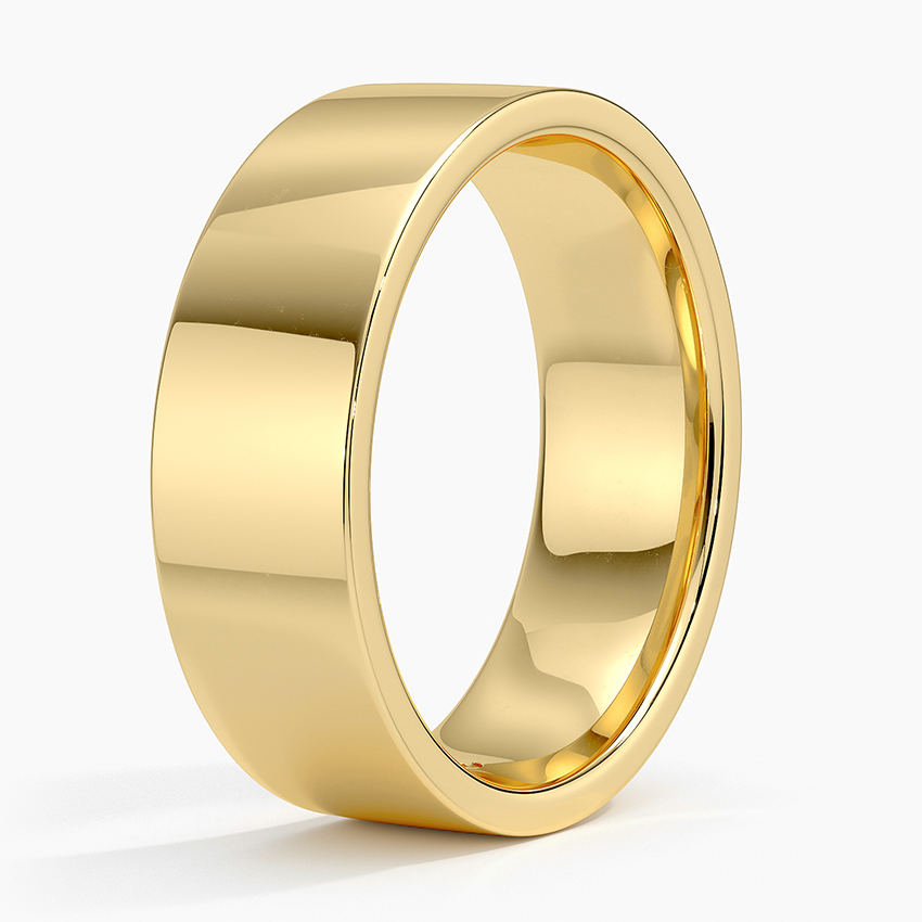 18K Yellow Gold Mojave 7mm Wedding Ring