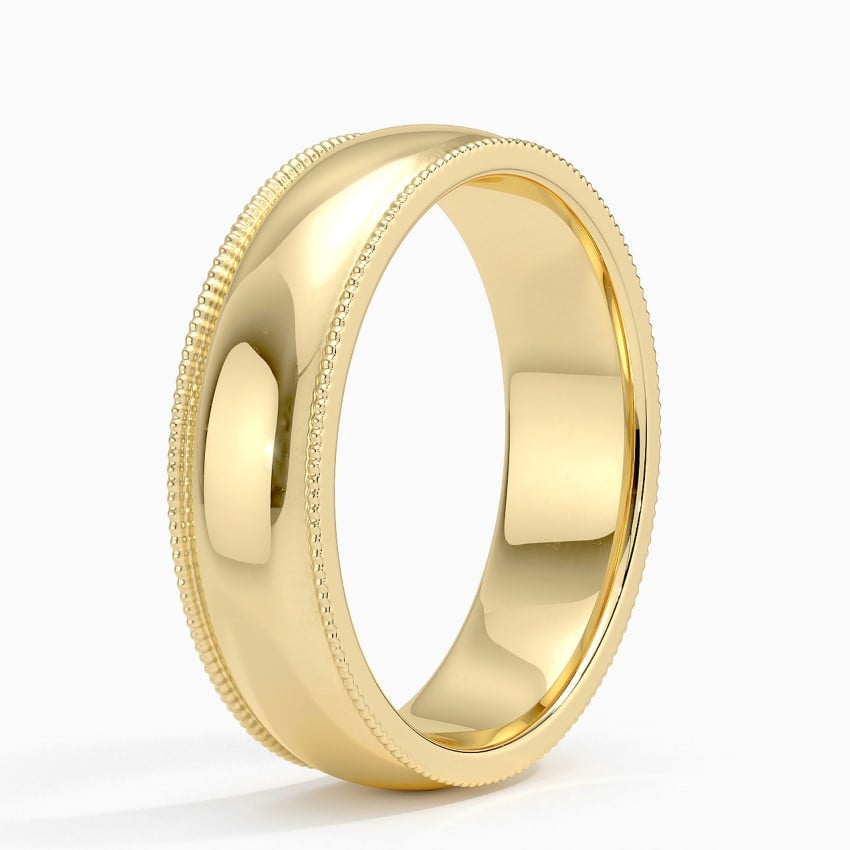 6mm Milgrain Wedding Ring | Brilliant Earth