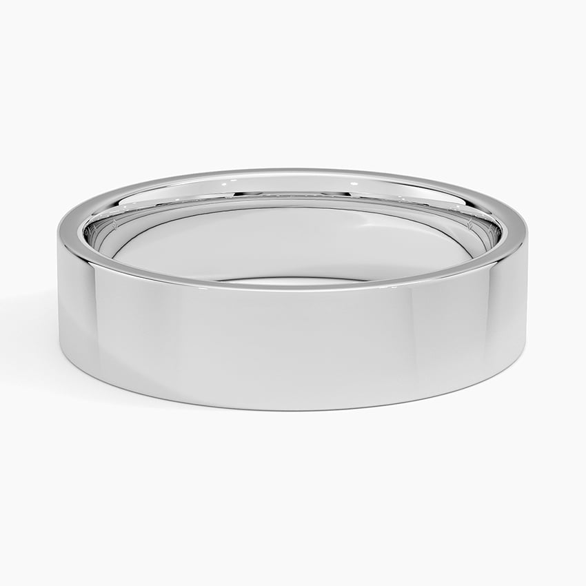 18K White Gold Mojave 5.5mm Wedding Ring