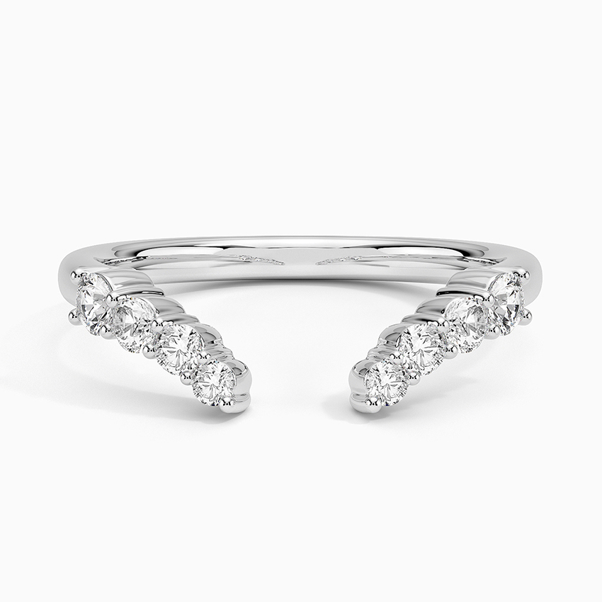 18K White Gold Lior Diamond Open Ring