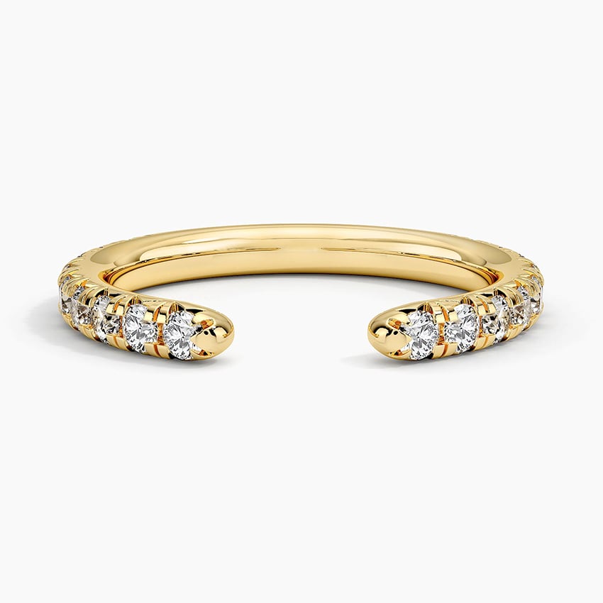 18K Yellow Gold Luxe Sienna Diamond Open Ring (1/2 ct. tw.)