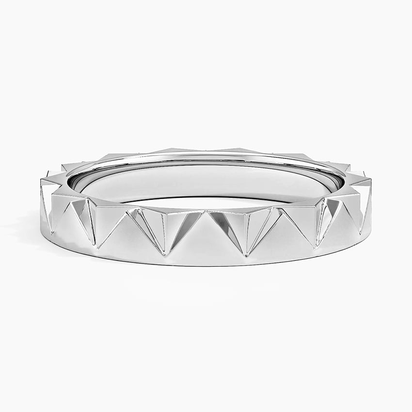 Sol Slim Ring in 14K White Gold