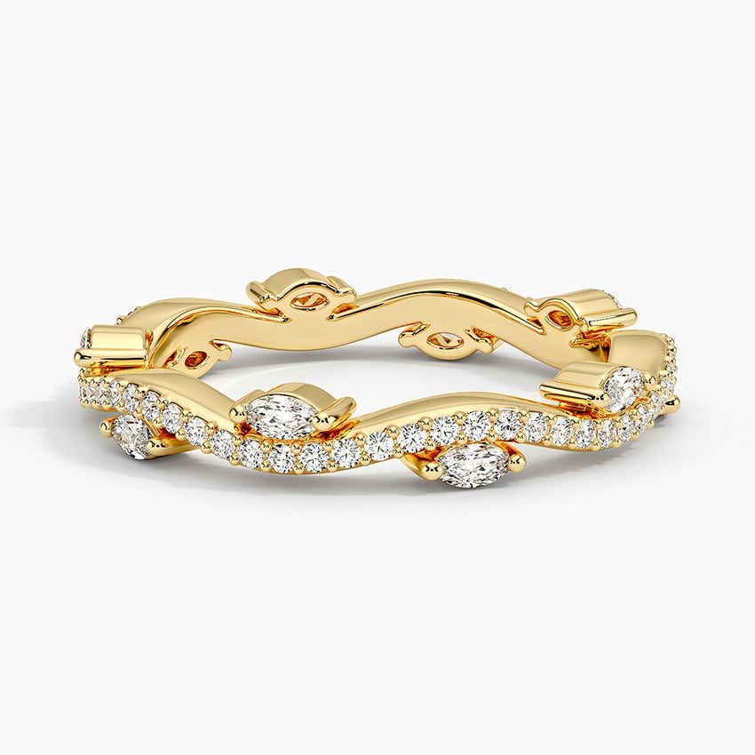 18K Yellow Gold Luxe Winding Willow Eternity Diamond Ring (1/2 ct. tw.)