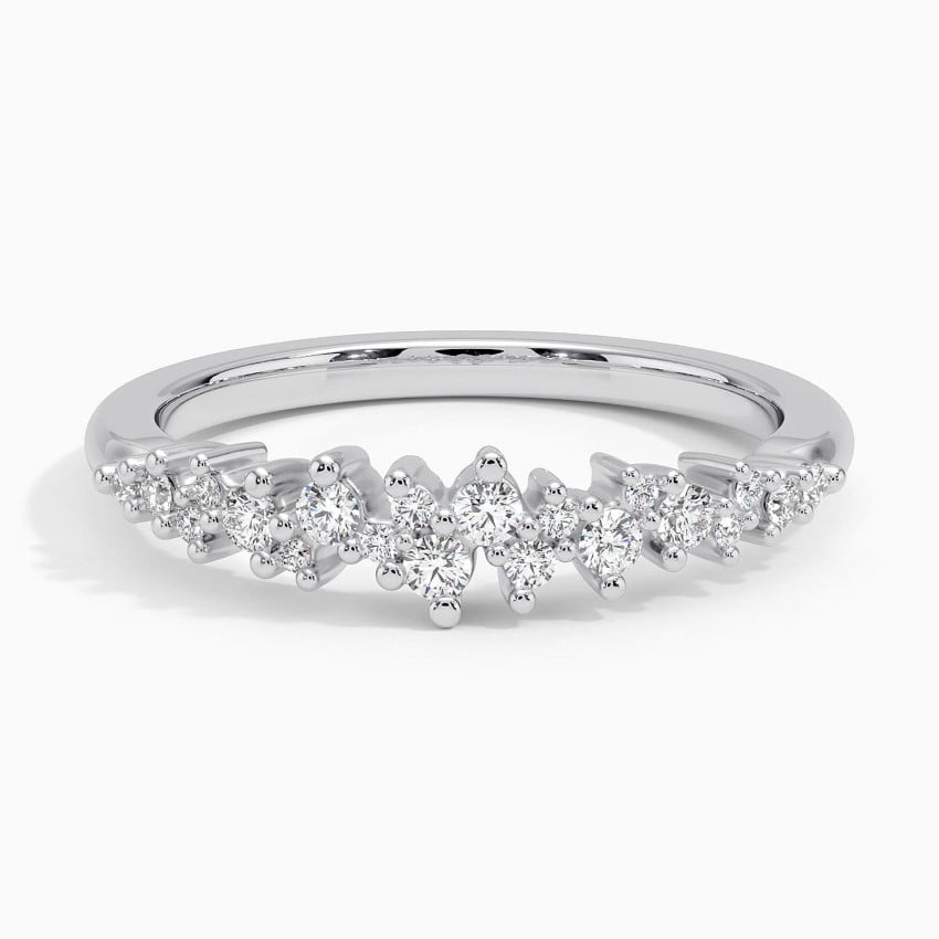 Aura round brilliant diamond ring