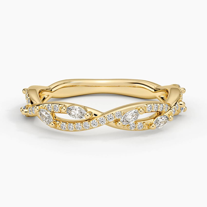 18K Yellow Gold Luxe Secret Garden Diamond Ring