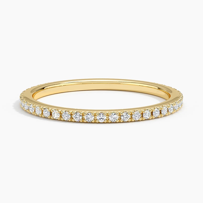 14K Yellow Gold Whisper Eternity Diamond Ring (1/4 ct. tw.)