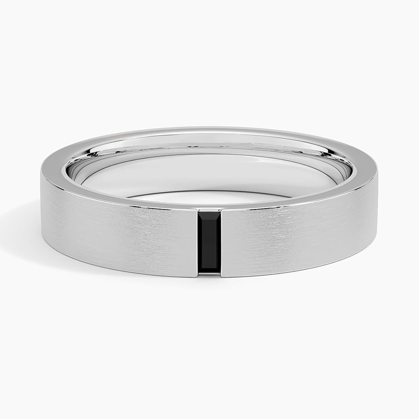 Platinum Black Diamond Band