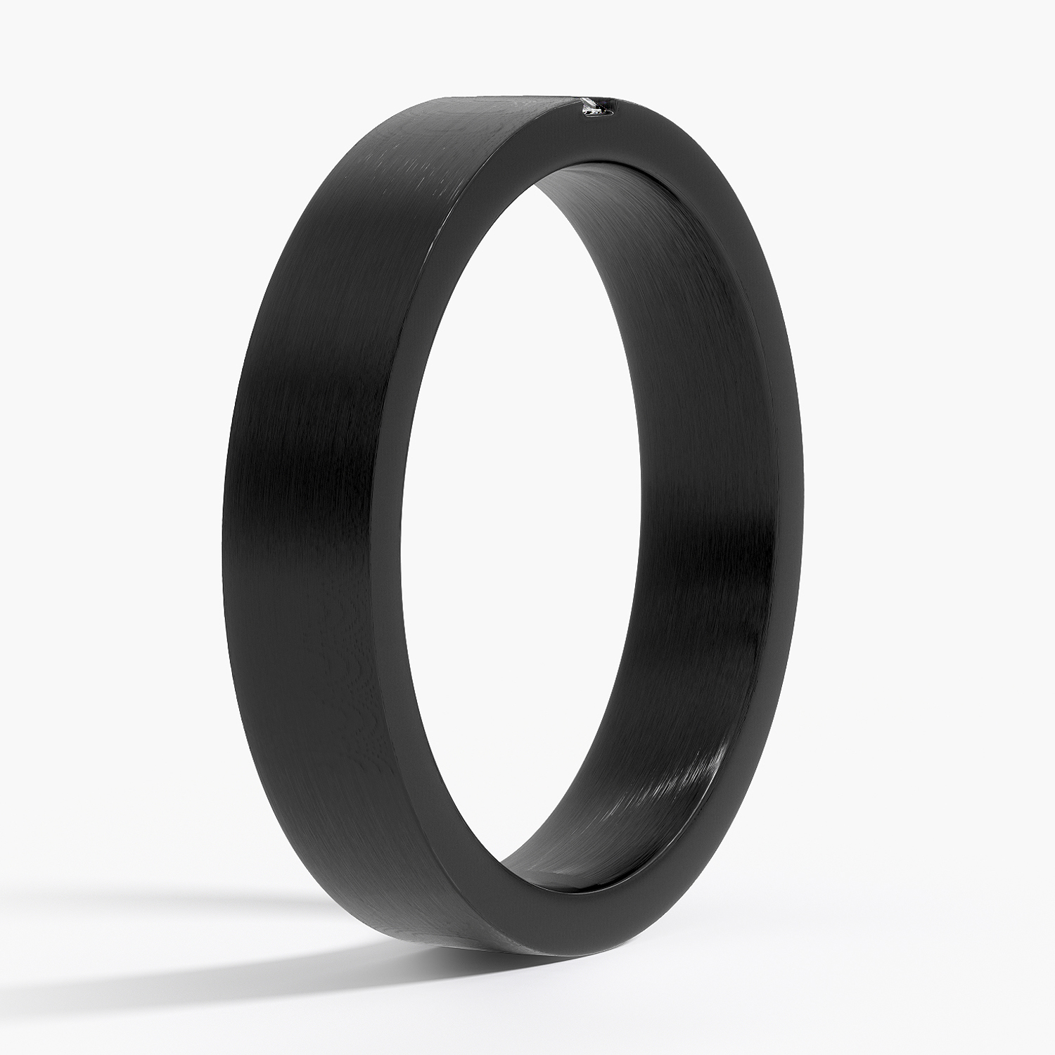 Tantalum Apollo Diamond 4.5mm Wedding Ring