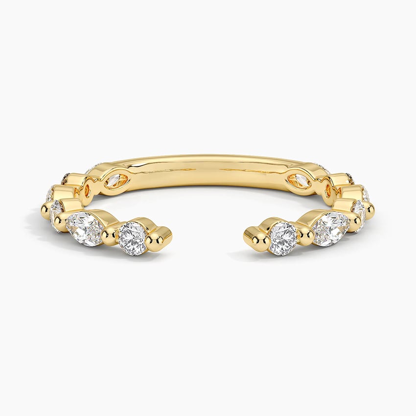 Image of 14K Yellow Gold Versailles Lab Diamond Open Ring (1/2 ct. tw.)