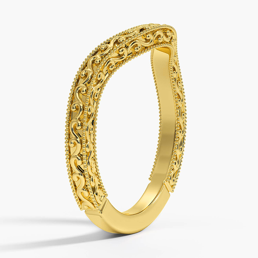 18K Yellow Gold Hudson Contour Ring