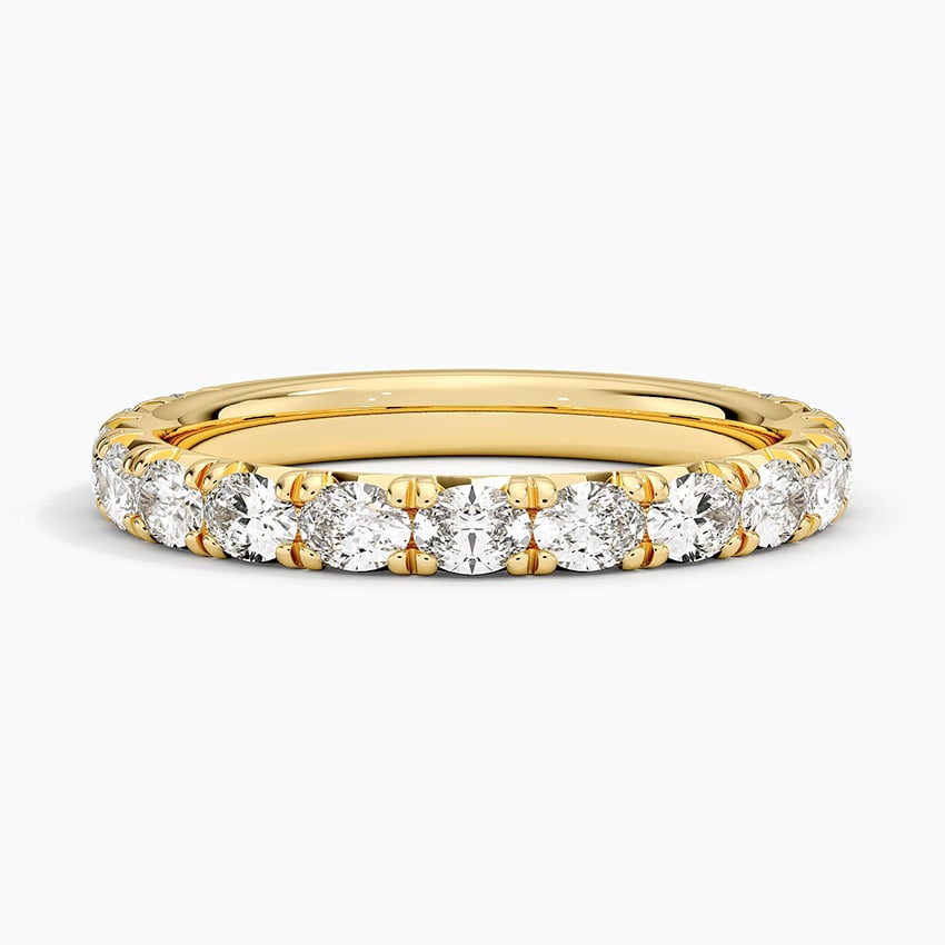 18K Yellow Gold Nathalie Oval Lab Diamond Ring