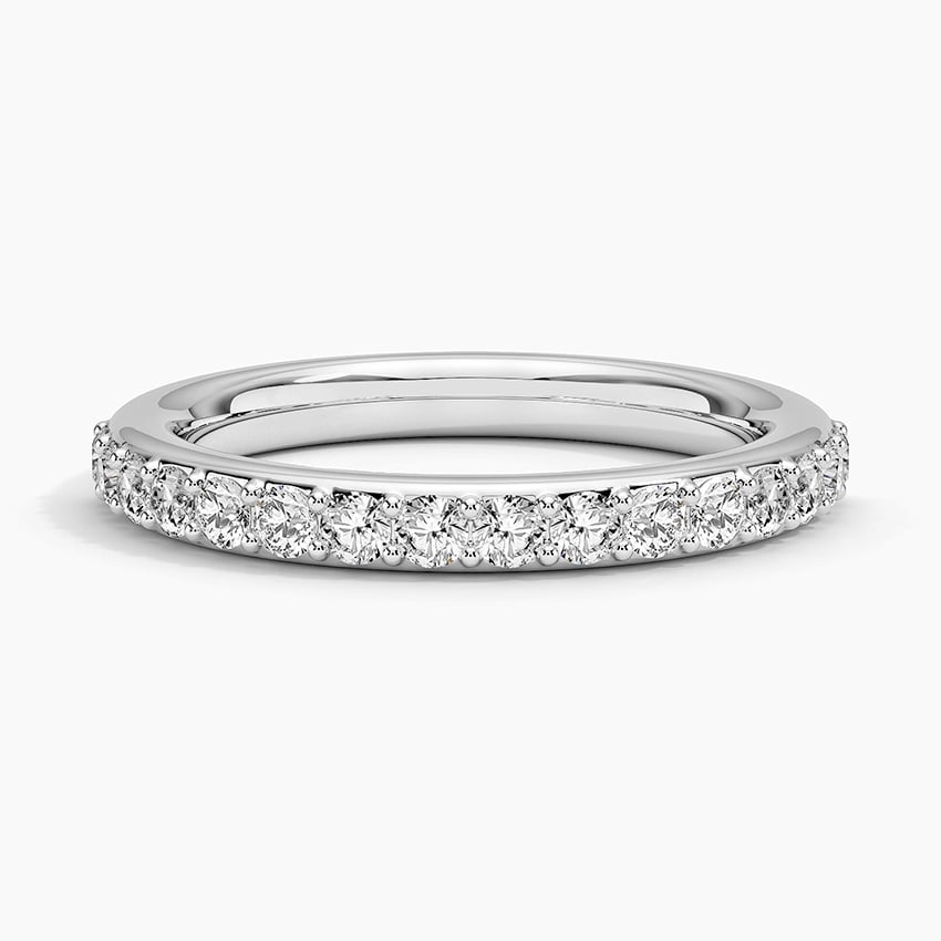 18K White Gold Shared Prong Diamond Ring (1/2 ct. tw.)