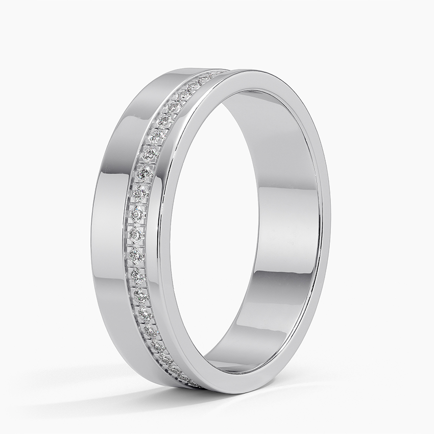 18K White Gold Austin Eternity Diamond 5.5mm Wedding Ring (1/3 ct. tw.)