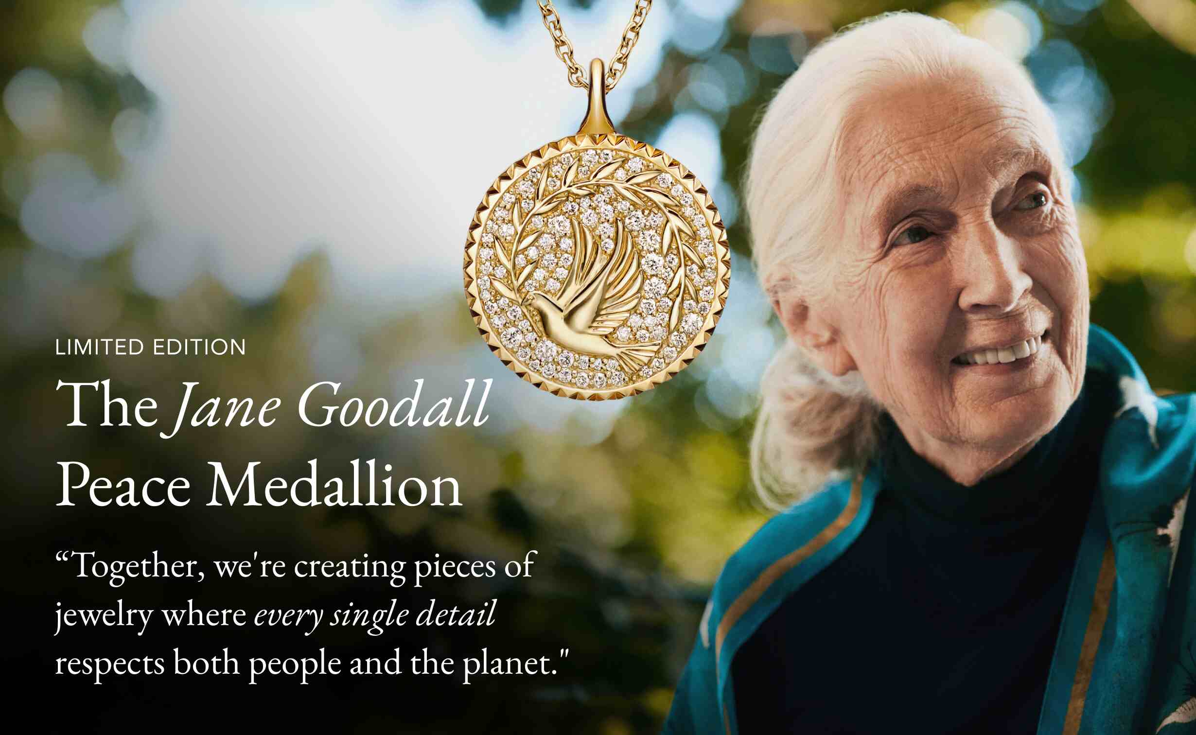 The Jane Goodall Peace Medallion