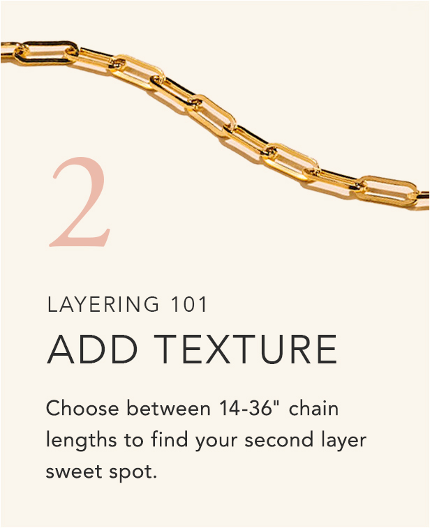 Gold texture chain necklace