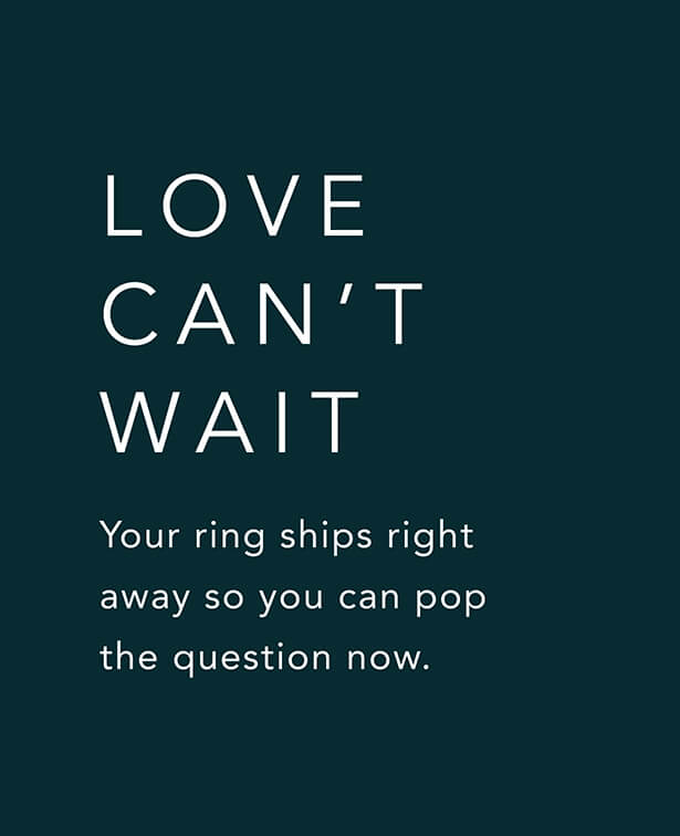 Ready to Ship Engagement Rings