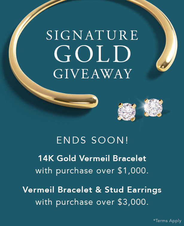 14K Gold Vermeil Bracelet and Stud Earrings.