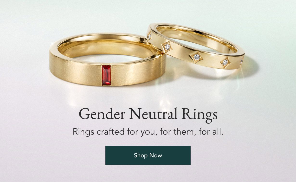 Gender neutral rings.