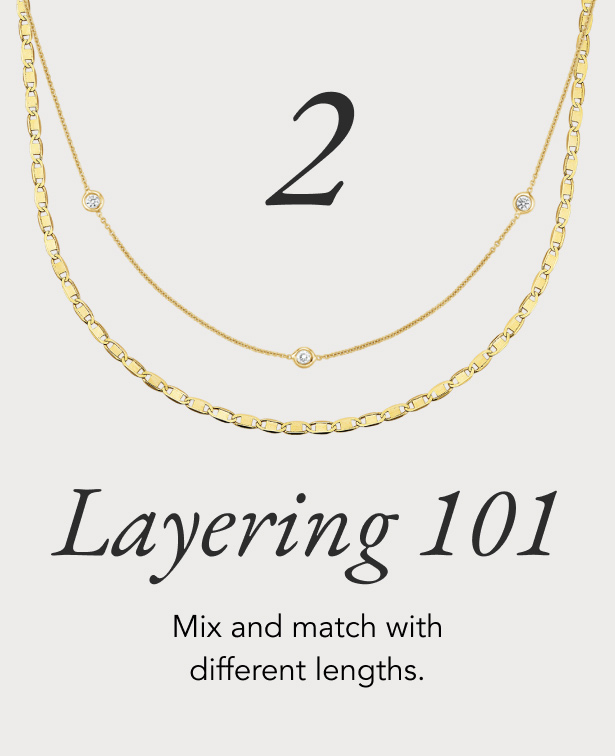 Gold texture chain necklace