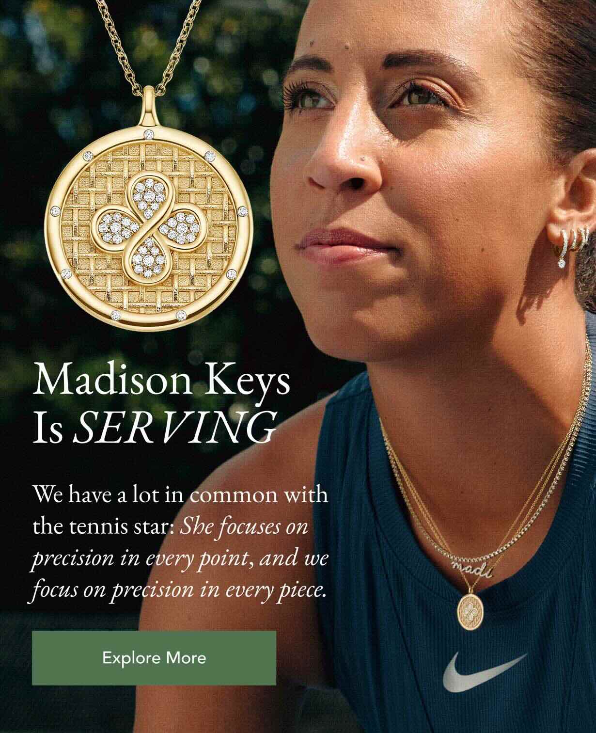 Madison Keys x Brilliant Earth