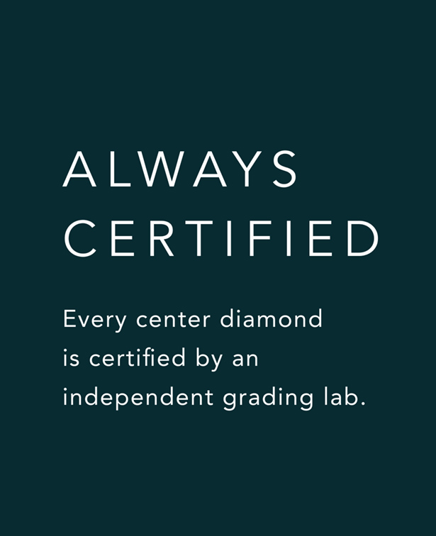 Certified Ready to Ship Engagement Rings