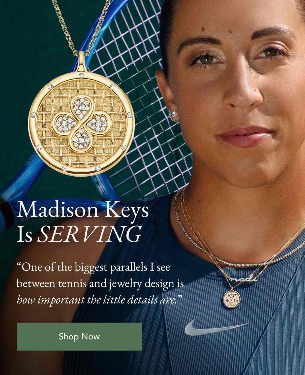 Madison Keys x Brilliant Earth