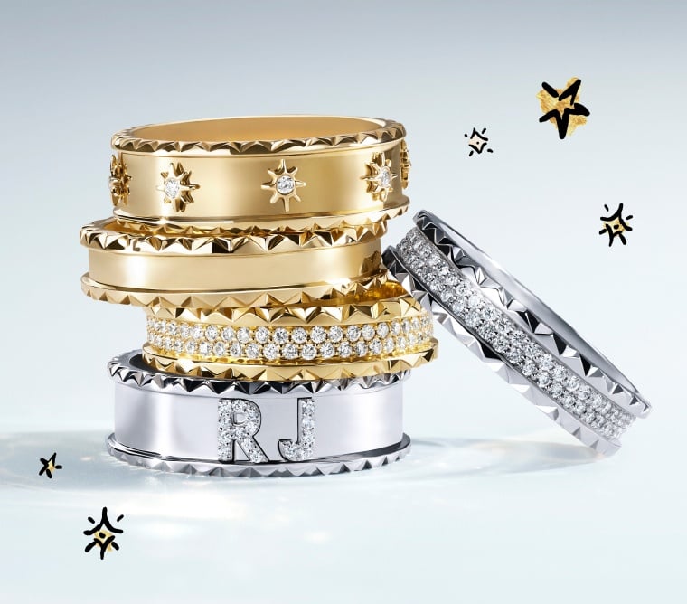 Assortment of rings from The Sol Collection.