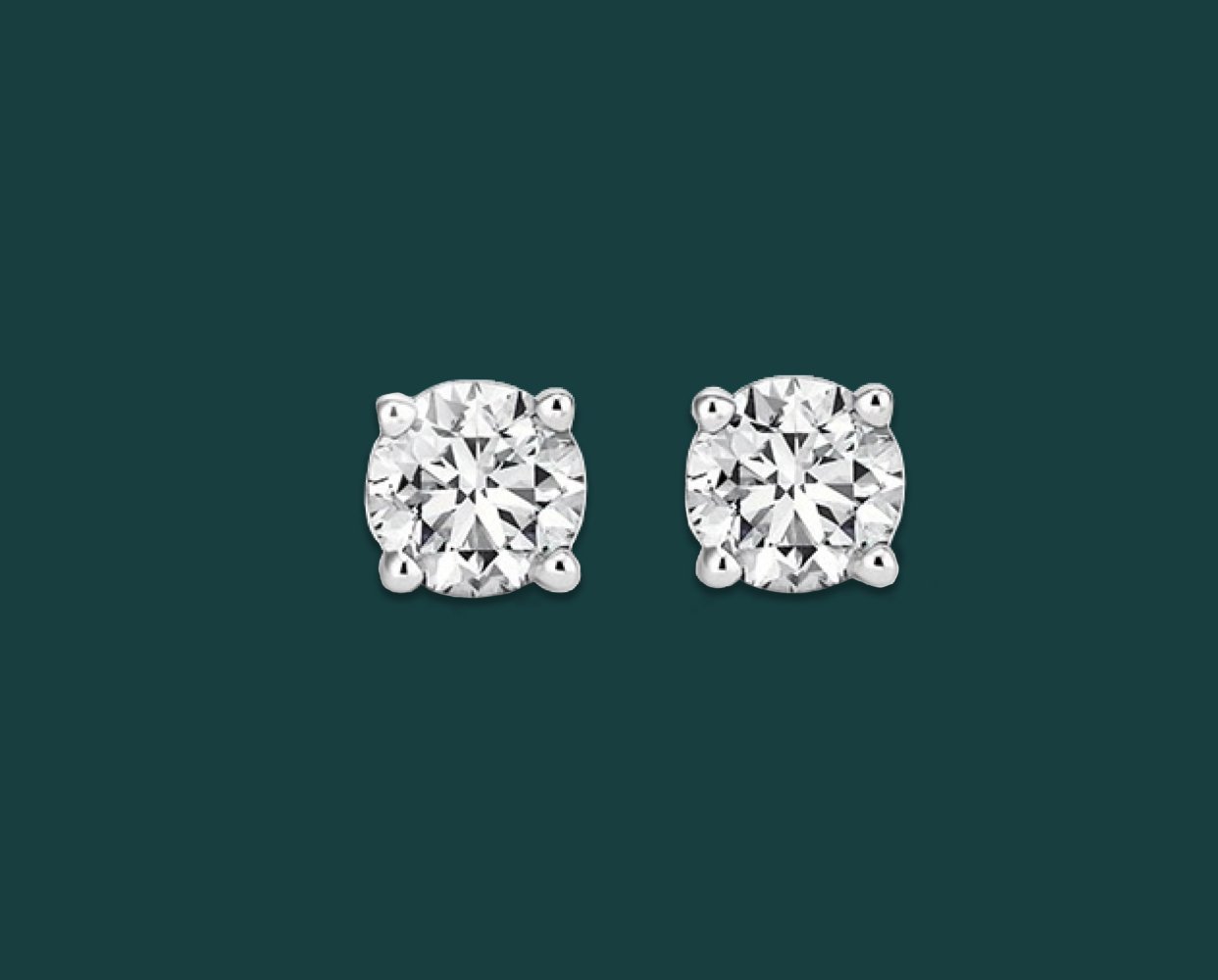 Lab Diamond Stud Earrings