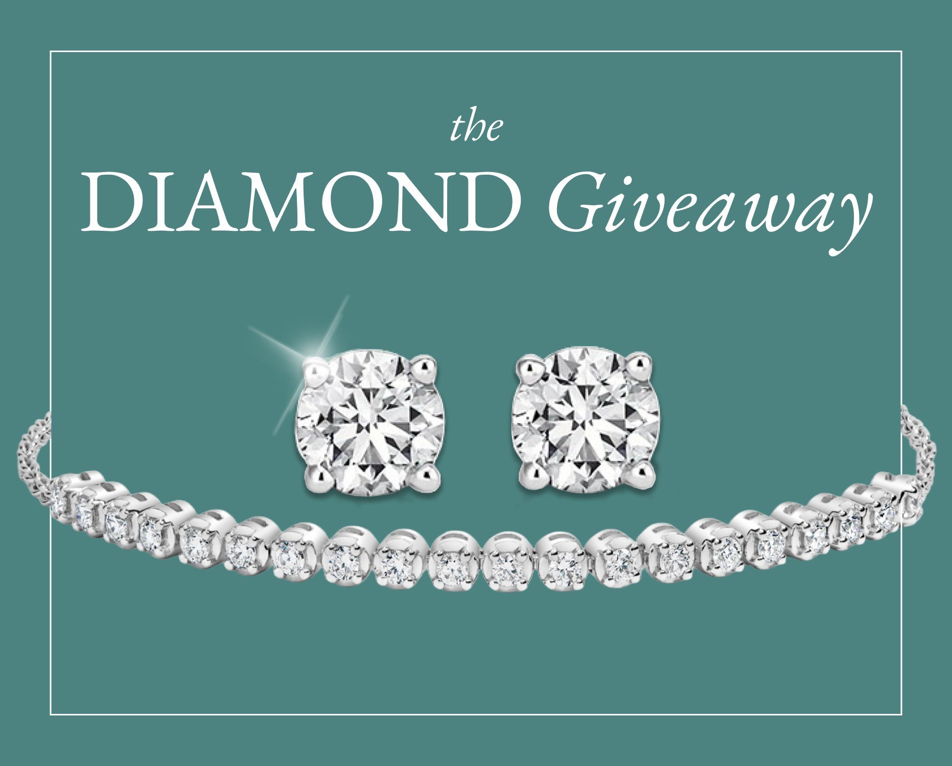 Lab Diamond Studs and Lab Diamond Tennis Bracelet