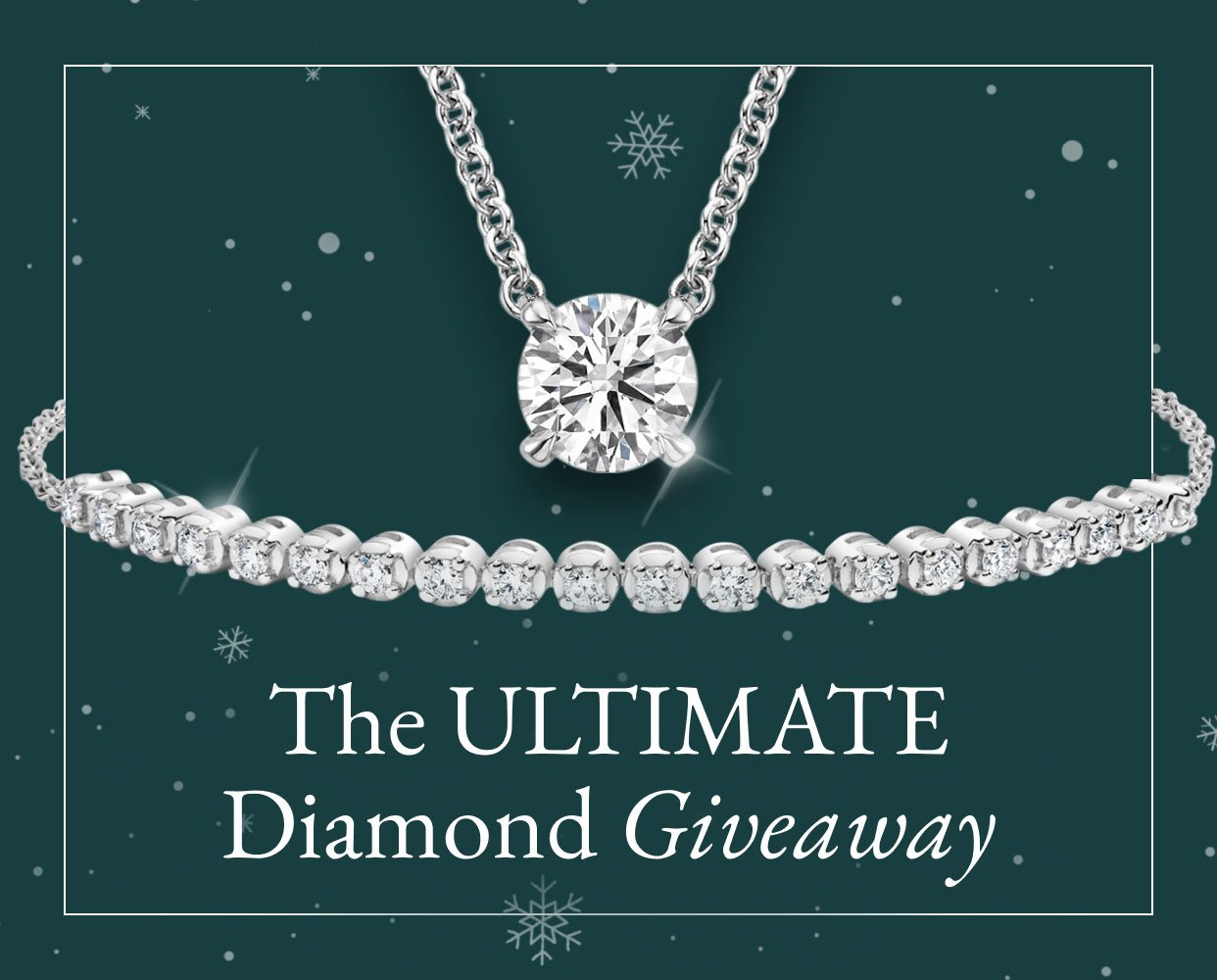 Lab Diamond Tennis Bracelet & Lab Diamond Necklace