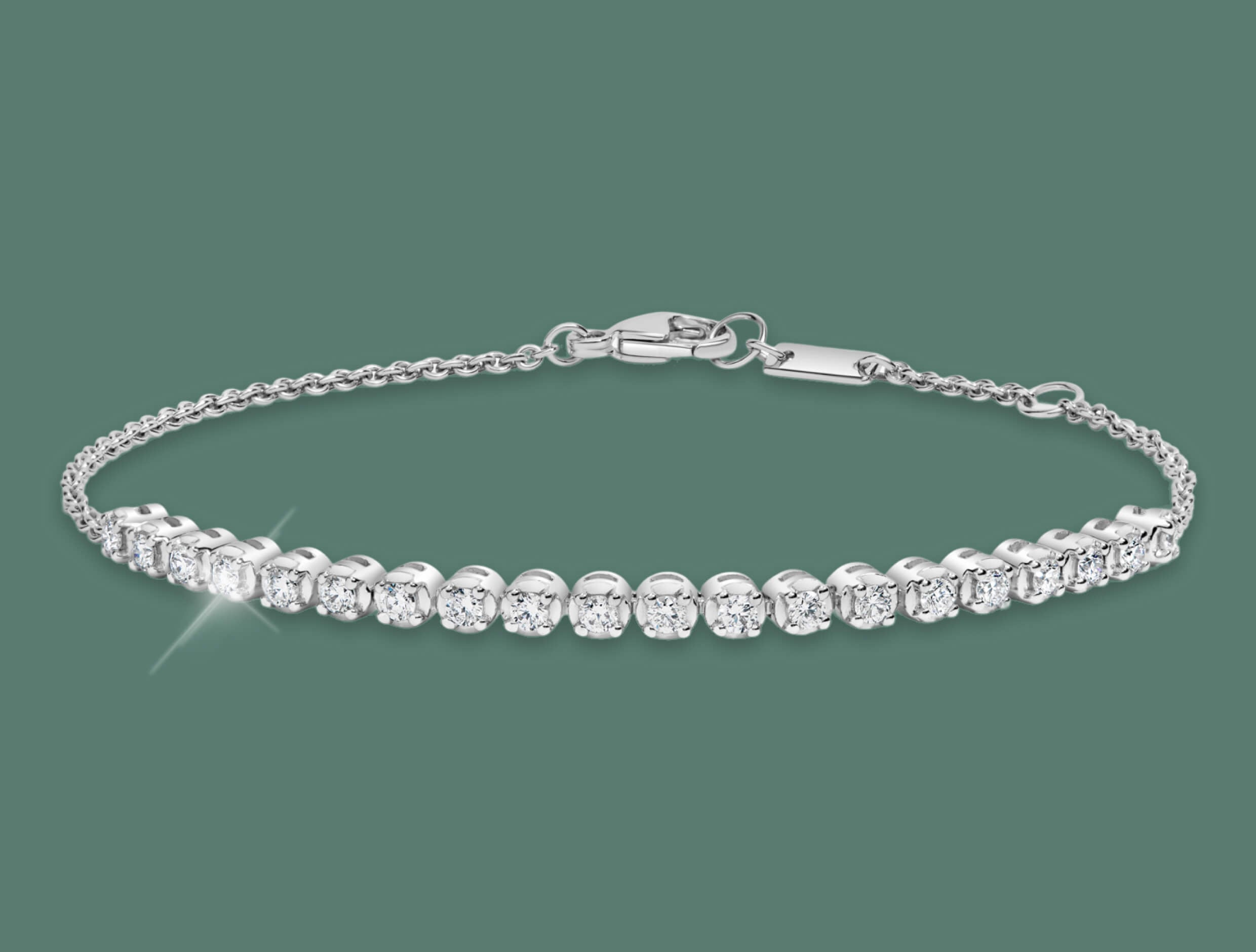 1/2 ct. tw. Petite Lab Diamond Tennis Bracelet