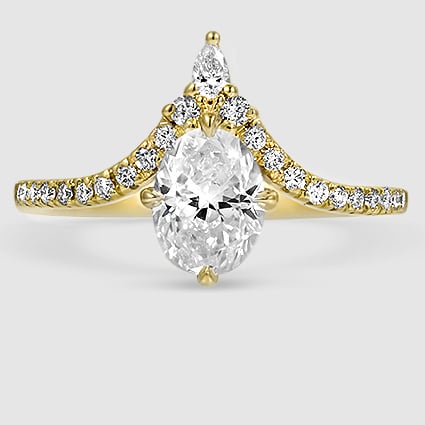 18K Yellow Gold nouveau 