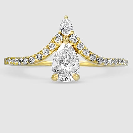 18K Yellow Gold nouveau 