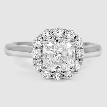 Platinum lotus flower halo 