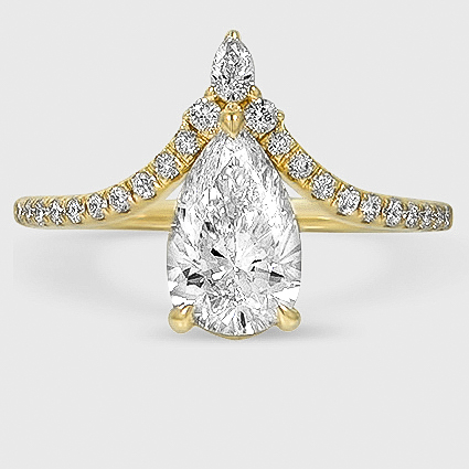 18K Yellow Gold nouveau 