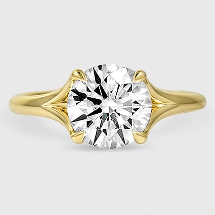18K Yellow Gold reverie solitaire 