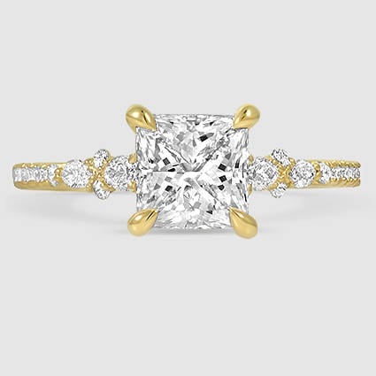 18K Yellow Gold primrose 