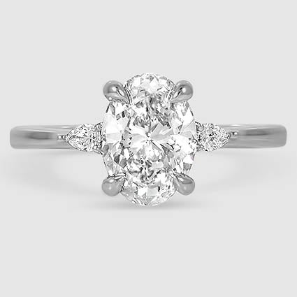 Platinum aria three stone 