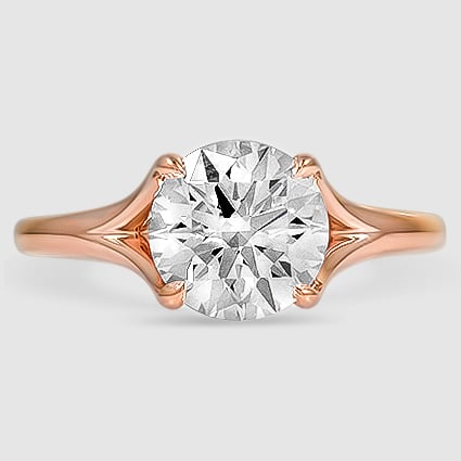 14K Rose Gold reverie solitaire 