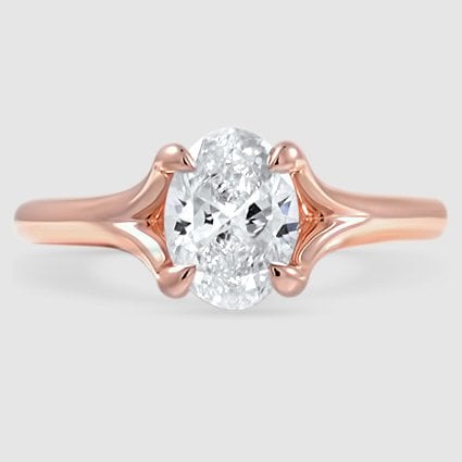 14K Rose Gold reverie solitaire 
