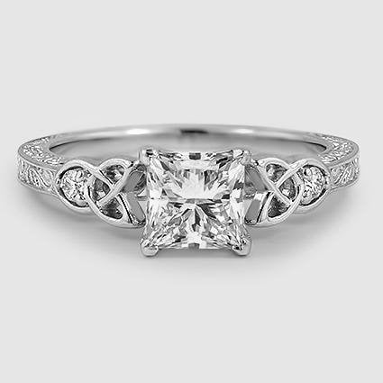 18K White Gold aberdeen celtic 