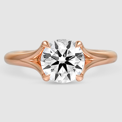 14K Rose Gold reverie solitaire 